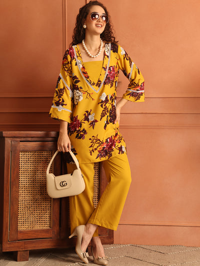 Women Designer Mustard Coord Set