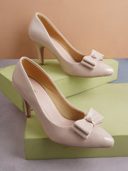 Get Glamr Women Beige Pumps