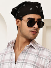 Stylish Unisex Gold & Blue  Aviator Sunglasses