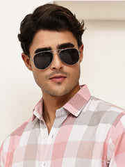 Classic Full-Rim Polorized Aviator Sunglasses