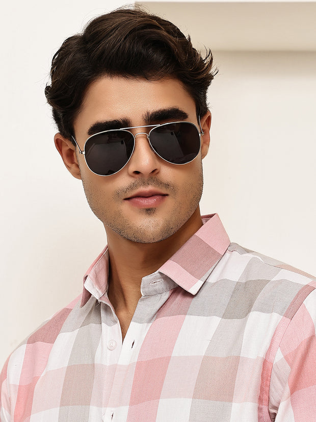 Classic Full-Rim Polorized Aviator Sunglasses