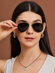 Classic Full-Rim Polorized Aviator Sunglasses