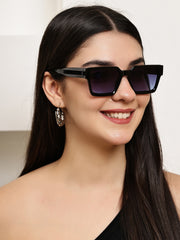 Blue Square Sunglasses With UV Lenses For Unisex