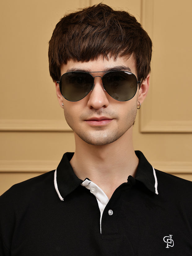 Classic Full-Rim Polorized Aviator Sunglasses