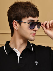 Stylish Unisex Blue Aviator Sunglasses