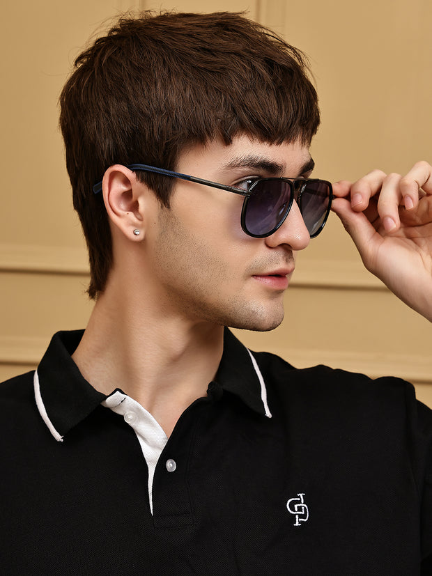 Stylish Unisex Blue Aviator Sunglasses