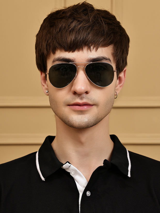 Classic Full-Rim Polorized Aviator Sunglasses