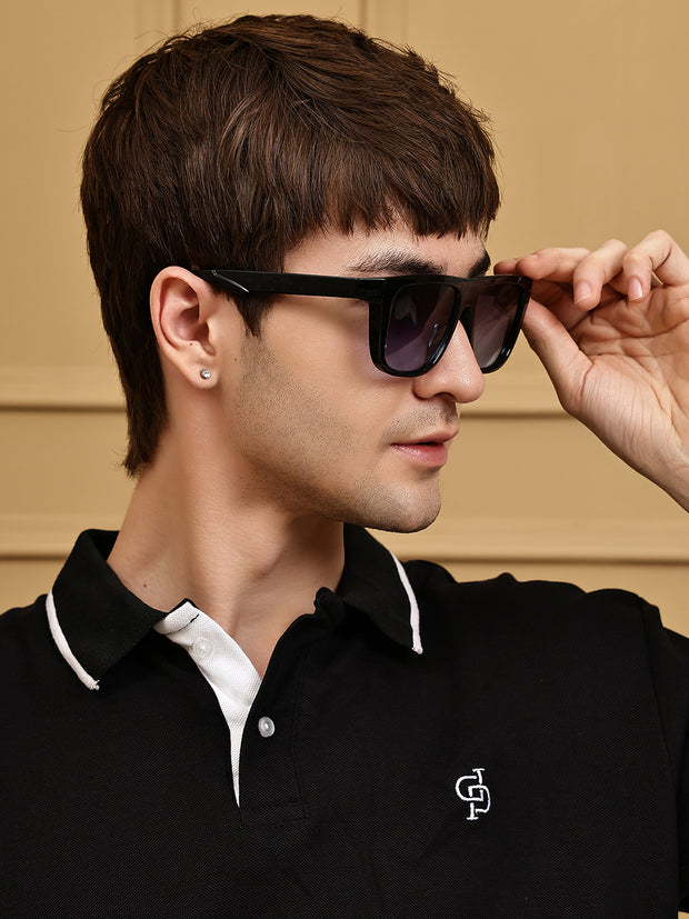 Blue Square Sunglasses with UV Protection