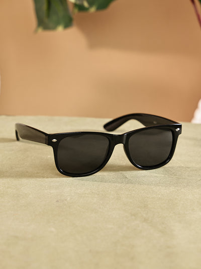 Classic Black Wayfarer UV-Protected Sunglasses for Men & Women
