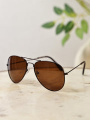 Classic Full-Rim Polorized Aviator Sunglasses