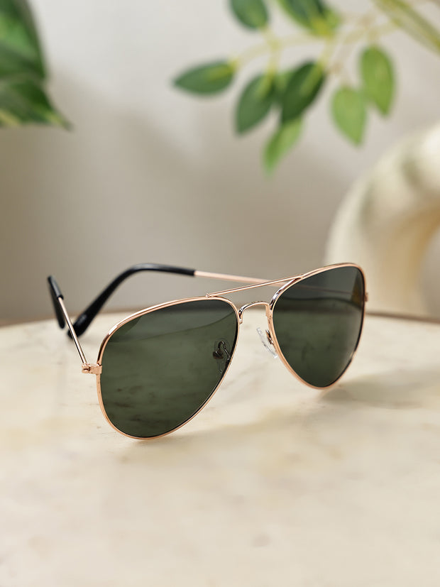 Classic Full-Rim Polorized Aviator Sunglasses