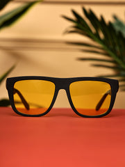 Night Vision Yellow Lens Driving Sunglasses For Unisex