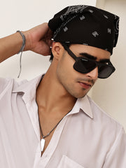 Grey Aviator Square Polarized Sunglasses for Men & Women
