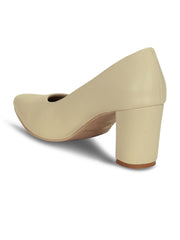 Get Glamr Women Cream Heels