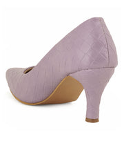 Women Stylish Purple Stilettos Pumps