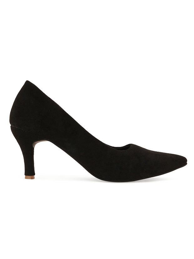 Women Stylish Black Stilettos Pumps