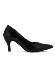 Women Stylish Black Stilettos Pumps