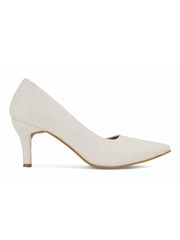 Women Stylish White Stilettos Pumps