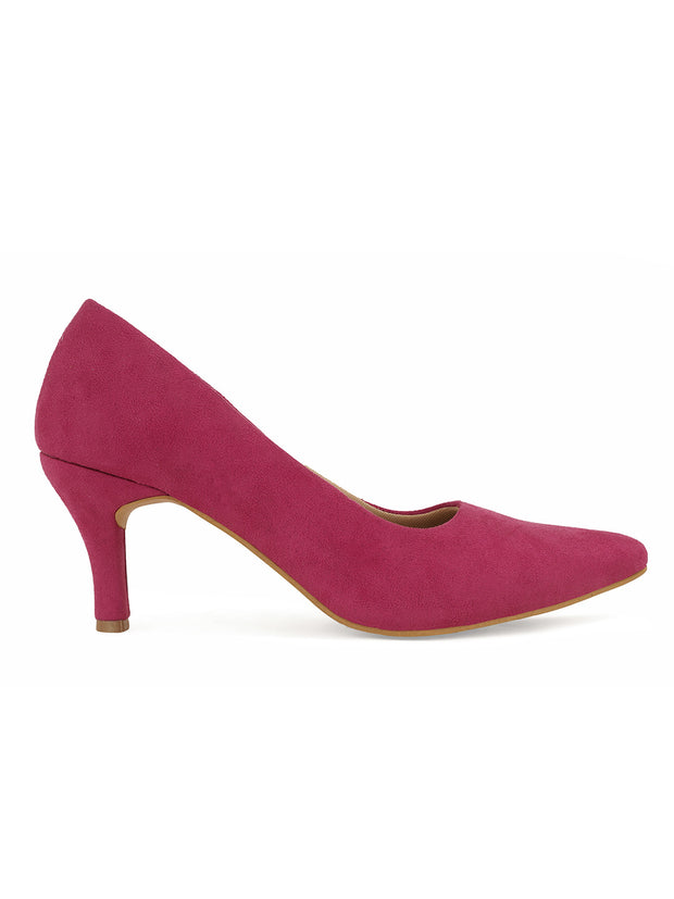 Women Stylish Pink Stilettos Pumps