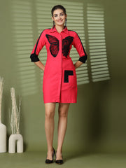 Women Stechable Patch Work Dress