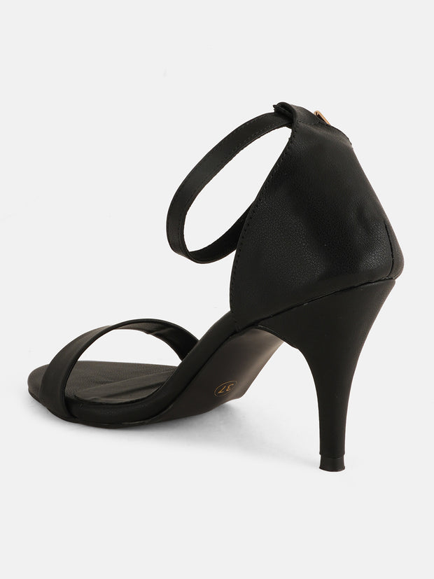 Get Glamr Women Solid Open Toe Leather Sandals