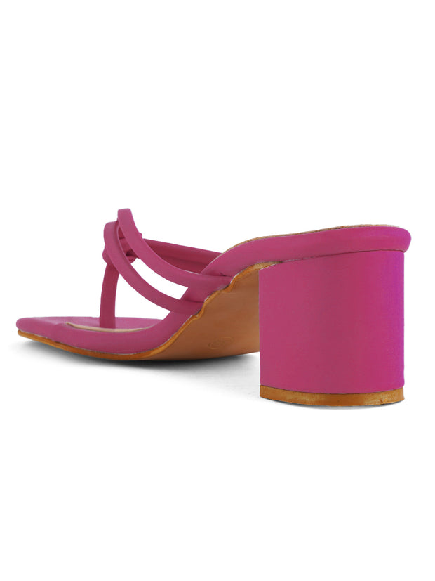 Designer Block Heel Slip-ons