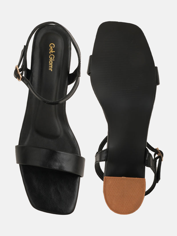 Get Glamr Women Open Toe Block Sandals