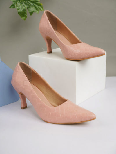 Women Stylish Nude Stilettos Pumps