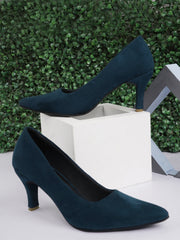 Women Stylish Blue Stilettos Pumps