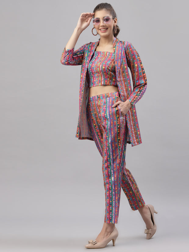 Get Glamr Floral Printed Co-Ords set