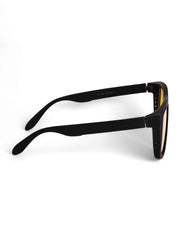 Yellow Square Sunglasses with UV Protection