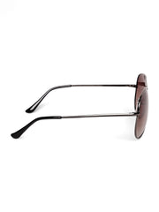Unisex Brown Polorized Aviator Sunglasses
