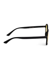 Classic Yellow UV-Protected Gradient Square Sunglasses for Unisex