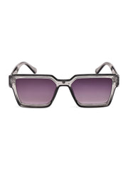 Grey Square Sunglasses With UV Lenses For Unisex