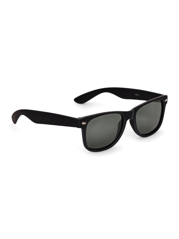 Classic Green Wayfarer UV-Protected Sunglasses for Men & Women