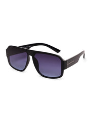 Unisex Blue Square Sunglasses with UV Protection