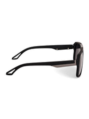 Black Aviator Square Polarized Sunglasses for Men & Women