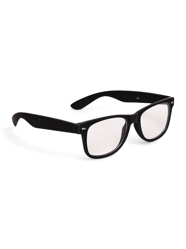 Black Full Rim Square Eyeglasses for Men & Women