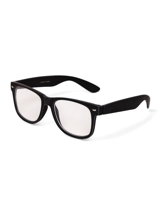 Black Full Rim Square Eyeglasses for Men & Women