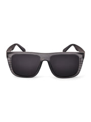 Grey Square Sunglasses with UV Protection