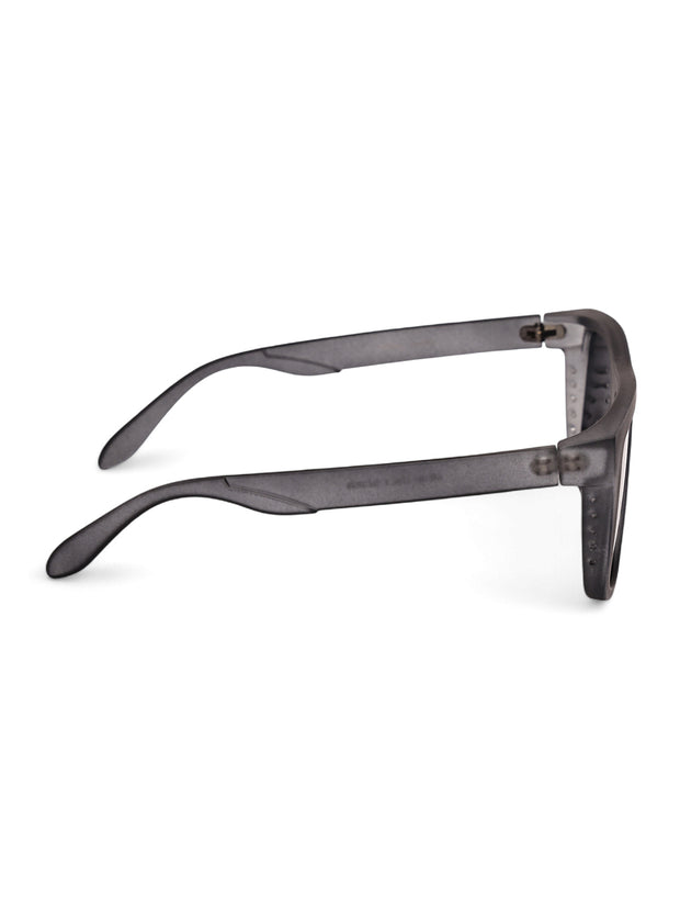 Grey Square Sunglasses with UV Protection
