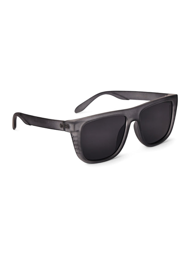 Grey Square Sunglasses with UV Protection