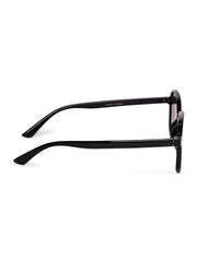 Classic Black UV-Protected Gradient Square Sunglasses for Unisex