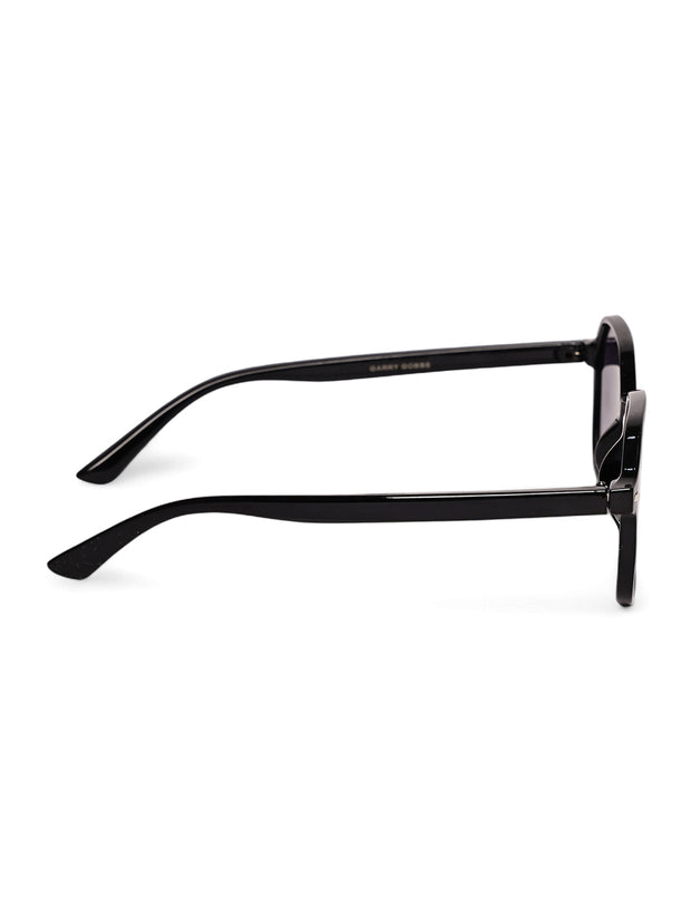 Classic Black UV-Protected Gradient Square Sunglasses for Unisex