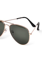 Classic Full-Rim Polorized Aviator Sunglasses