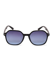 Classic Blue UV-Protected Gradient Square Sunglasses for Unisex