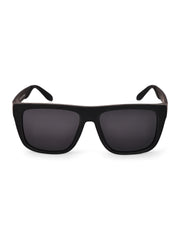 Black Square Sunglasses with UV Protection