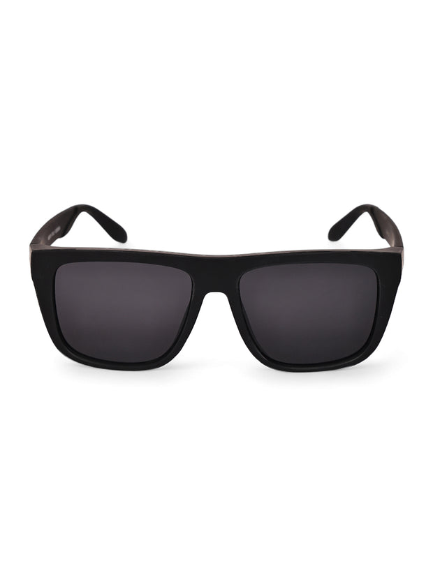 Black Square Sunglasses with UV Protection