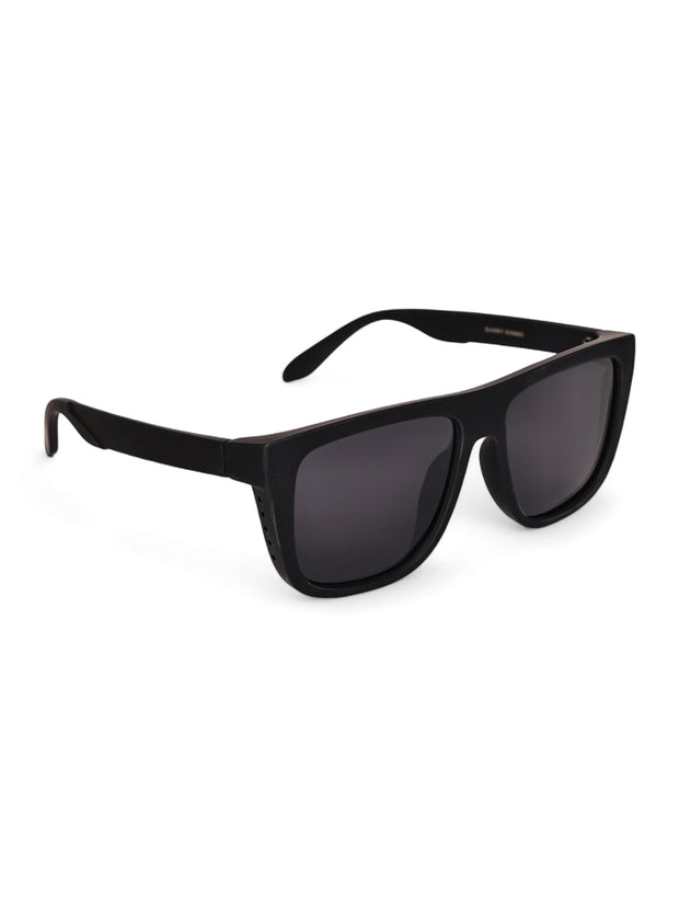 Black Square Sunglasses with UV Protection