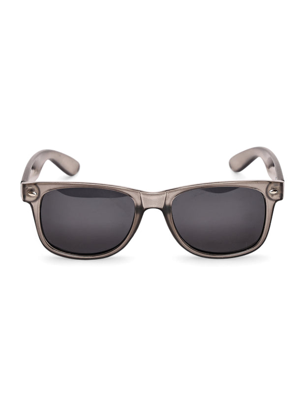 Classic Grey Wayfarer UV-Protected Sunglasses for Men & Women